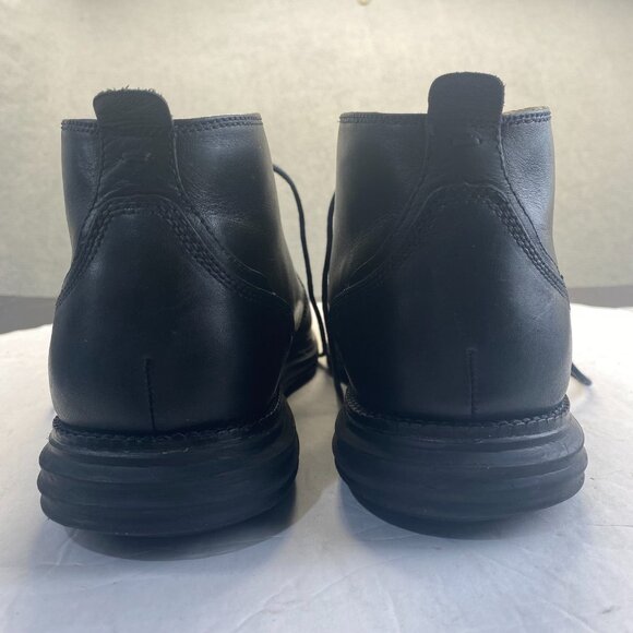 Cole Haan Men OriginalGrand Chukka Boots Premium Leather Black 11.5M,Lace Up main image 9